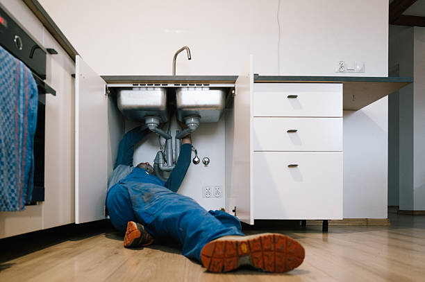 Professional Drain Cleaning technician working in Gambier, OH